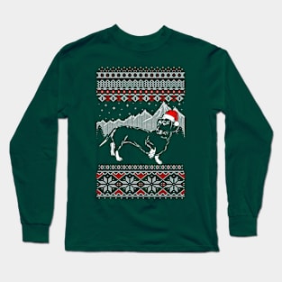 DACHSHUND UGLY CHRISTMAS SWEATER DESIGN Long Sleeve T-Shirt